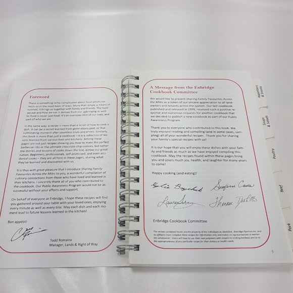 Vintage ENBRIDGE Cookbook Sharing Family Favourites Across the Miles - Picture 4 of 16